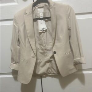 Women's Cream Blazer